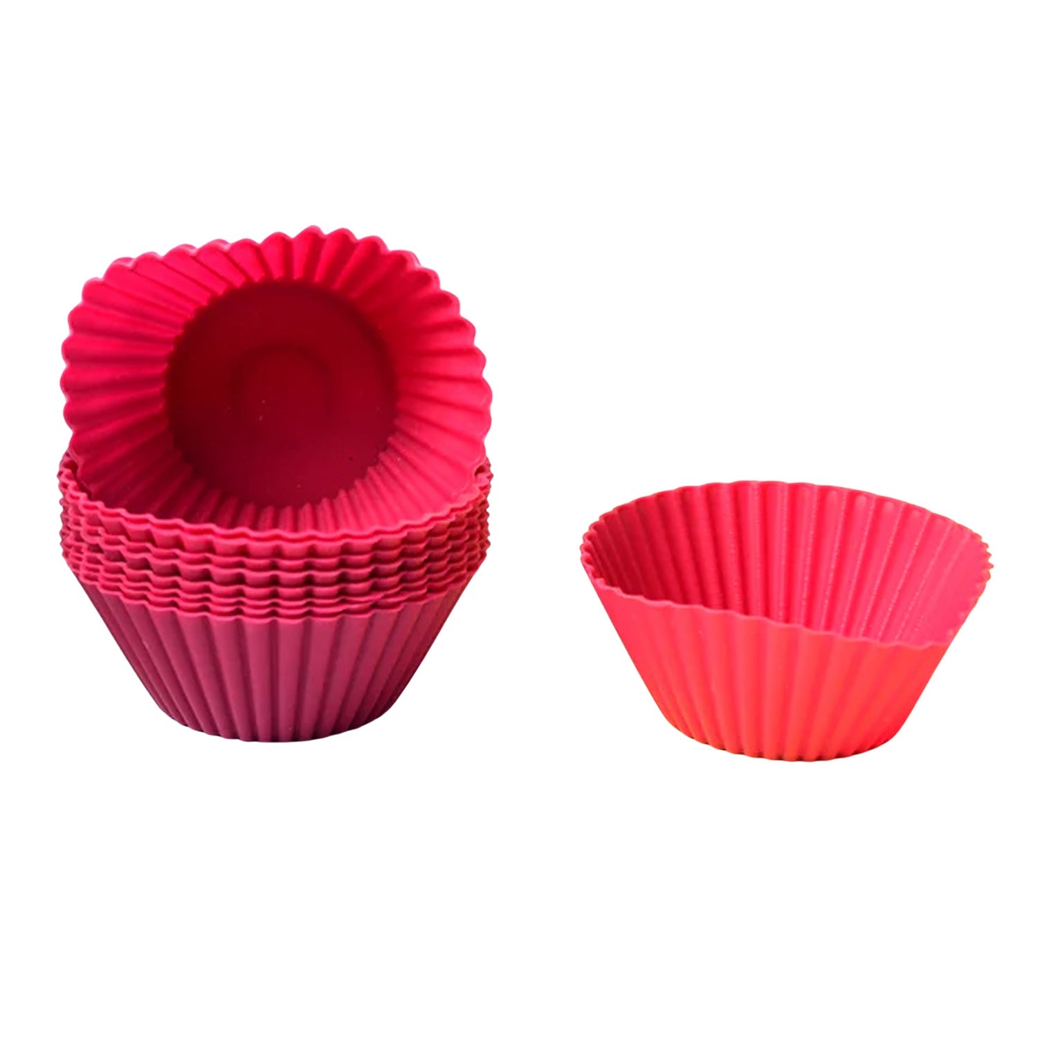Silicone Cup Cake Mould (10 Pcs Set) Silicone Cup Cake Mould (10 Pcs Set)